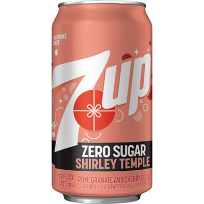7UP Shirley Temple Zero Sugar Soda Cans - 12-12 Oz - Image 4