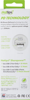 Hottips 20w Power Delivery Pd A And Usb C Port Fast Car Charger Assorted - EA - Image 3