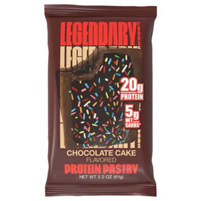 Legendary Foods Protein Pastry Choolate Cake Pastry 2.2 Oz - 2.2 OZ - Image 2