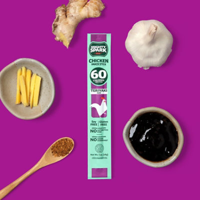 Mighty Spark Chicken Teriyaki Stick 1oz - 1 OZ - Image 5