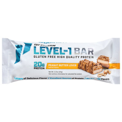Level 1 Peanut Butter Lover Bar - 2.22 OZ - Image 2