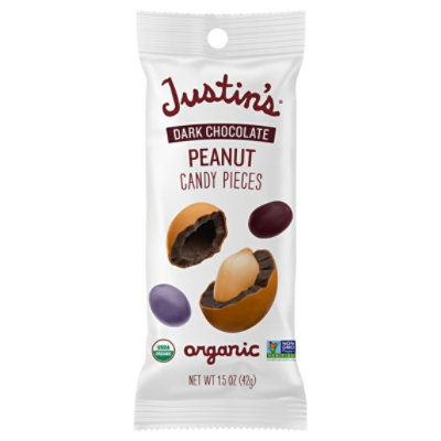 Justins Chocolate Dark Pieces Peanut - 1.5 OZ - Image 2