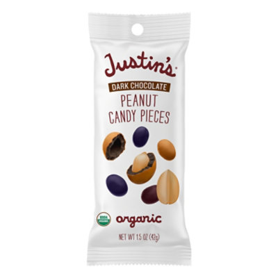 Justins Chocolate Dark Pieces Peanut - 1.5 OZ - Image 1