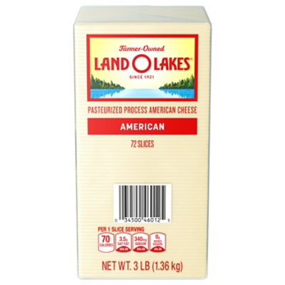 Land O Lakes Pasteurized Processed American Cheese - 3 LB - Image 2