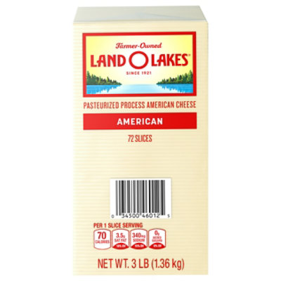 Land O Lakes Pasteurized Processed American Cheese - 3 LB - Image 1