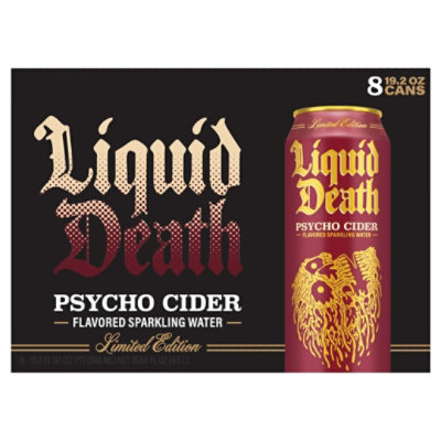 Liquid Death Psycho Cider 8-19.2fz - 8-19.2 FZ - Image 3