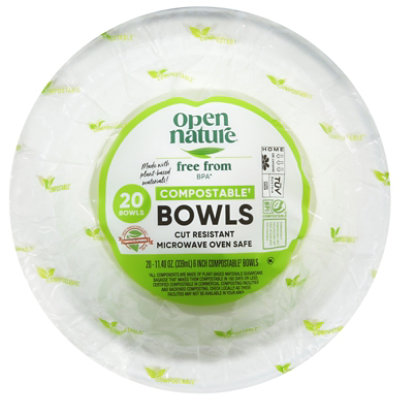 Open Nature Compostable 11.49 Oz Bowls 20 Count - 20 CT - Image 3