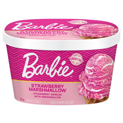 Turkey Hill Barbie Fdd Strawberry Marshmallow Ice Cream 46 Oz - 46 FZ