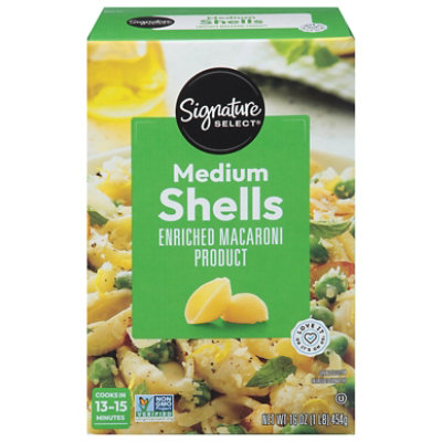 Signature Select Pasta Shells Medium - 16 Oz