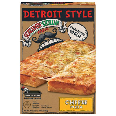 Screamin Sicilian Detroit Style Cheese Pizza - 24.45 OZ - Image 3