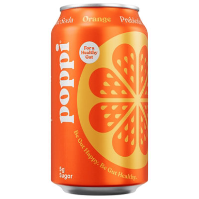 Poppi Orange Prebiotic Soda - 12 Fl. Oz. - Image 2