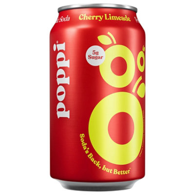 Poppi Cherry Limeade Prebiotic Soda - 12 Fl. Oz. - Image 2