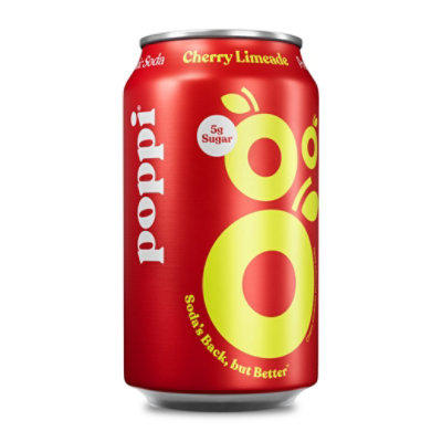 Poppi Cherry Limeade Prebiotic Soda - 12 Fl. Oz. - Image 1