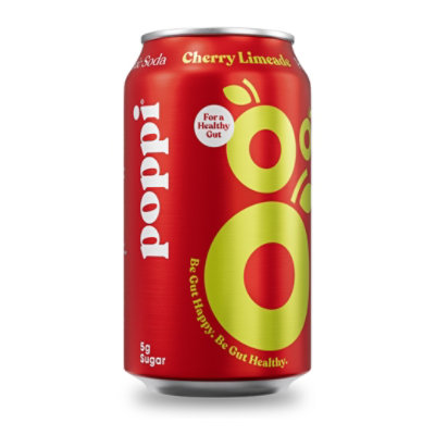 Poppi Cherry Limeade Prebiotic Soda - 12 Fl. Oz. - Image 1