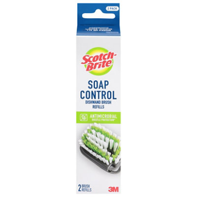 Scotch-brite Soap Control Dishwand Brush Refills, 2 Ct - 2 CT - Image 3