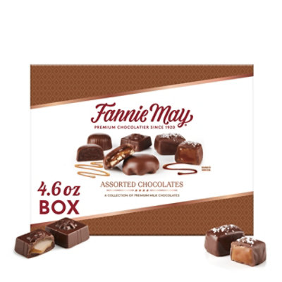 Fannie May Assorted Milk Chocolates Premium Chocolate Perfect for Easter Celebrations - 4.6 Oz - Image 1