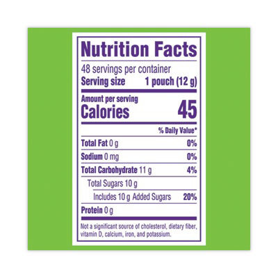 Lik-m-aid Candy, Assorted Flavors, 0.43 oz Pouches, 48/Box - Image 2