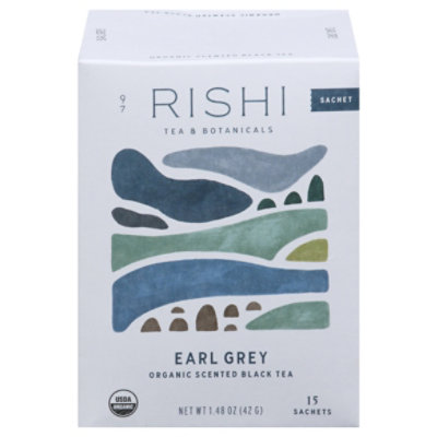 Rishi Earl Grey Organic Tea - 15 Count - Image 1