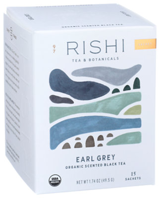 Rishi Earl Grey Organic Tea - 15 Count - Image 1