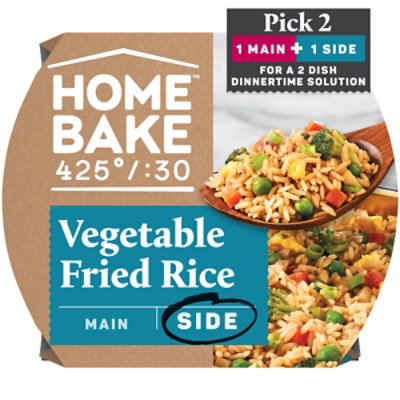 HomeBake 425°/:30 Vegetable Fried Rice Frozen Side - 19.4 Oz - Image 1
