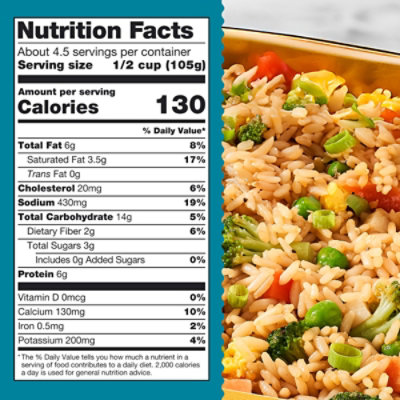HomeBake 425°/:30 Vegetable Fried Rice Frozen Side - 19.4 Oz - Image 6