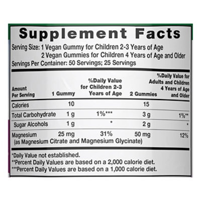 Nature's Truth Just 4 Kidz Magnesium Gummies - 50 CT - Image 2
