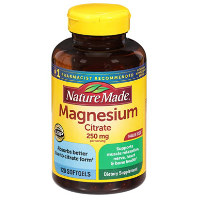 Nature Made Magnesium Citrate 250 Mg Softgels - 120 CT - Image 3