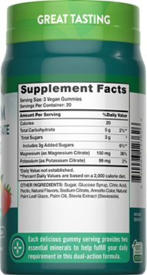 Nature's Truth Potassium + Magnesium Citrate Gummies - 60 CT - Image 2