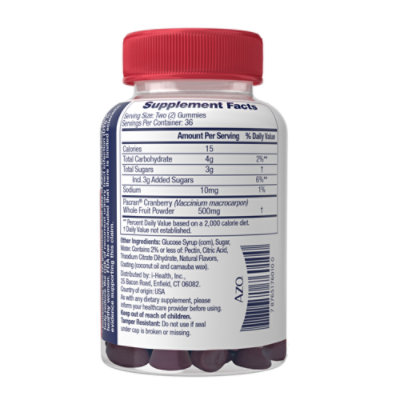 Ihealth Azo Cranberry Gummies 72ct - 72 CT - Image 2