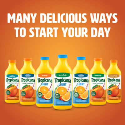 Tropicana Light Orange Juice Beverage Some Pulp - 46 Fl. Oz. - Image 7