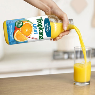 Tropicana Light Orange Juice Beverage No Pulp with Calcium and Vitamin D - 46 Fl. Oz. - Image 6