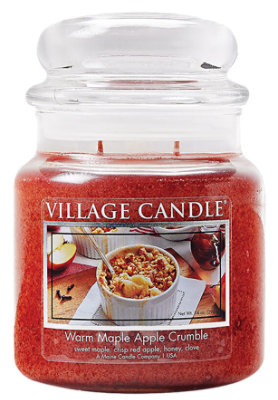 Vil Warm Maple Apple Crmble Candle - 14 OZ - Image 1