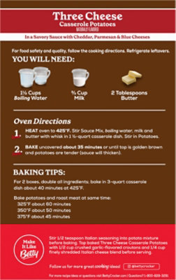 Betty Crocker Three Cheese Sliced Potatoes 12 Pack - 4 OZ - Image 5