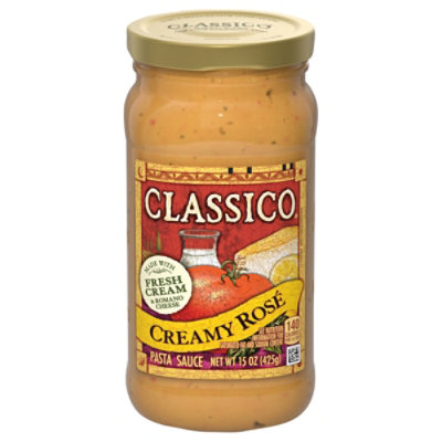 Classico Creamy Rose Pasta Sauce, 15 Oz Jar - 15 OZ - Image 3