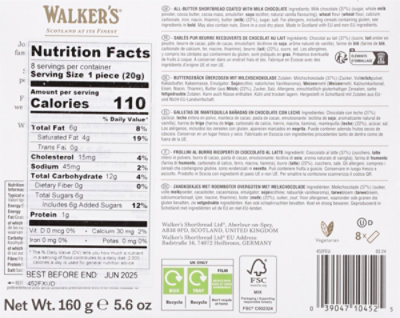 Walkers Milk Chocolate Shortbread 5.6oz - 5.6 OZ - Image 6