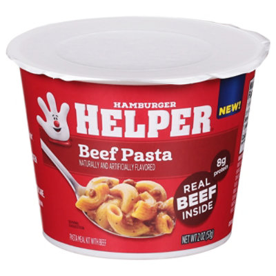 Hamburger Helper Pasta Beef Microwave Cup 2 Oz - 2 OZ - Image 1