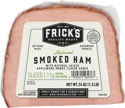 Fricks Applewood Smoked Ham Quarter Sliced - 24 OZ - Image 1
