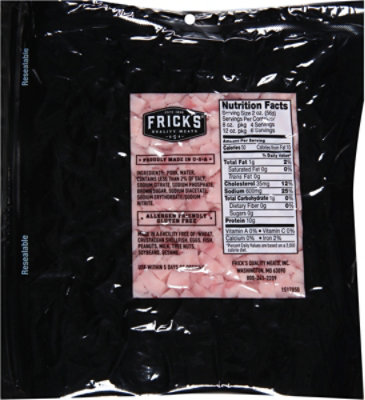 Fricks Diced Ham - 8 OZ - Image 6