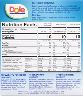 Dole Water Enhancer Variety Pack - 2.85 FZ - Image 6