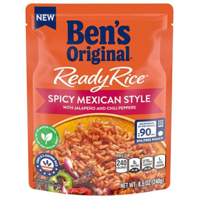 Bens Ready Rice Spicy Mexican 8.5oz - 8.466OZ - Image 1