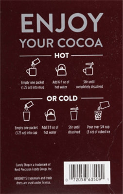 Candy Shop Cocoa HERSHEY’S Milk Chocolate Cocoa Mix - 10 OZ - Image 6