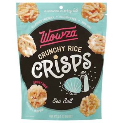 Wowza Sea Salt Rice Crisps 3.5oz - 3.5 OZ