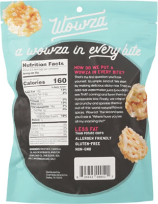 Wowza Sea Salt Rice Crisps 3.5oz - 3.5 OZ - Image 6