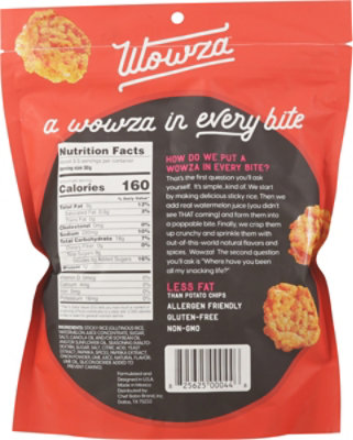 Wowza Fuego Lime Rice Crisps 3.5oz - 3.5 OZ - Image 6