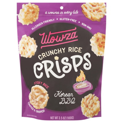 Wowza Korean Bbq Rice Crisps 3.5oz - 3.5 OZ - Image 3