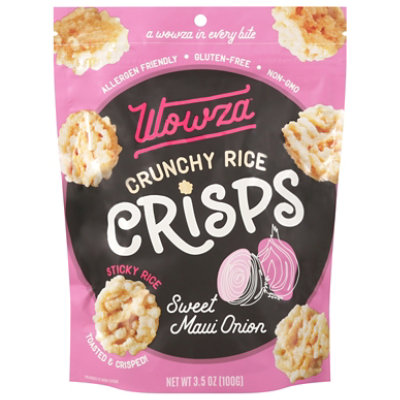 Wowza Maui Onion Rice Crisps 3.5oz - 3.5 OZ - Image 1