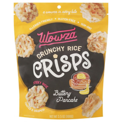 Wowza Buttery Pancake Rice Crisp 3.5oz - 3.5 OZ - Image 1