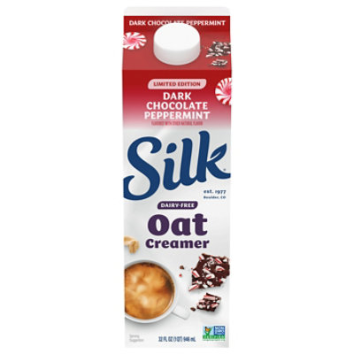 Silk Oat Dark Chocolate Peppermint Creamer - 32 Fl. Oz. - Image 1