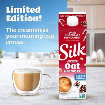 Silk Oat Dark Chocolate Peppermint Creamer - 32 Fl. Oz. - Image 3