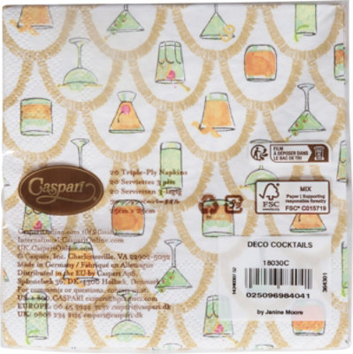 Deco Cocktails Cocktail Napkin - EA - Image 4